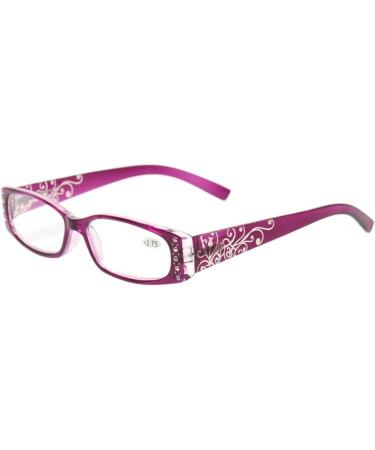 Kerecsen Reading Glasses - 4 Pairs Ladies Readers with Spring Hinge & Laser Pattern - Stylish Eyeglasses for Women (4 Pack Mix Color 4.0 - Buy Online on GoSupps.com