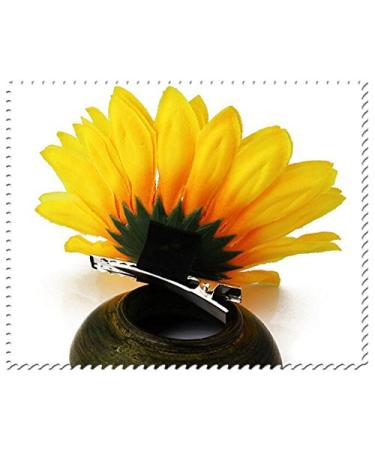 Vasana 6-Piece Sunflower Hair Clips for Women & Girls | Slipproof Crocodile Hairpins | Perfect Hairstyling Accessories for Parties Beach Vacations & Weddings - Buy Online on GoSupps.com