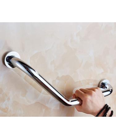 135 Angled Grab Bars - Bathtubs & Showers Wall-Mounted 18in Bathroom Safety Grab Bar Hand Support Rail Copper Handrails Support Hand