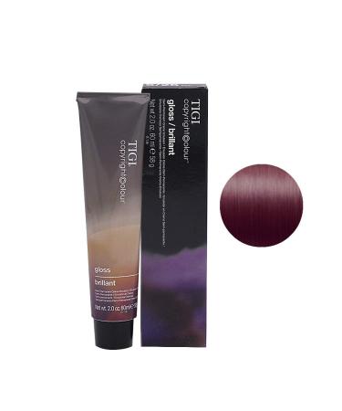 TIGI Colour Radiant Gloss Demi-Permanent Creme - Light Auburn Violet Brown 5/26 5VR
