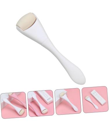 WOONEKY Oil Removal Roller Face Lift Roller Handheld Face Roller Skin Care Roller Oil Absorbing Volcanic Roller Volcano Stone Roller Face Sculpting Tool Rolling Volcano Stone Face Massager 10.30X2.70X1.50CM White - Buy Online on GoSupps.com