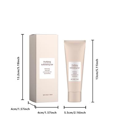 Purifying Exfoliating Gel 2 Pcs: Gentle Exfoliating Gelfor Face Facial - Gel Scrub for Face Cleans Dirt &Oils - Buy Online on GoSupps.com