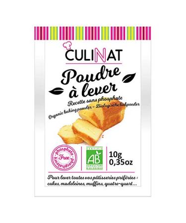 Culinat Organic Phosphate Free Baking Powder 8 x 10 g – Sold by Unit