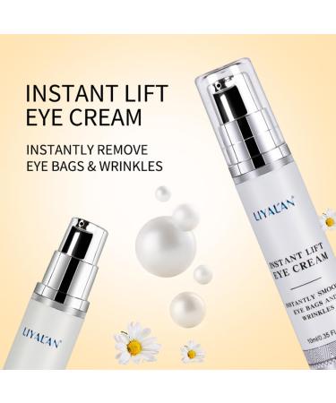 LIYALAN Instant Eye Bag Removal Cream | Anti-Puffiness & Anti-Wrinkle Eye Cream | Nourishing Dark Circles & Deep Moisturizer | Anti-Aging Collagen Treatment - Buy Online on GoSupps.com
