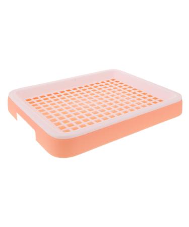 BESPORTBLE Box Hamster Toilet Rabbit Litter Tray Ferret Automatic Cat Litter Tray Sifting Litter Tray Pink Pp 24.50X19.50X3.00CM Pink