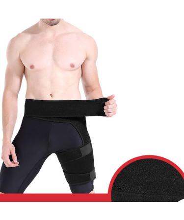 EXCEART Adjustable Hamstring Sleeve & Hip Strap - Supportive Compression Brace for Leg Thigh & Calf | International Shipping Available - Buy Online on GoSupps.com