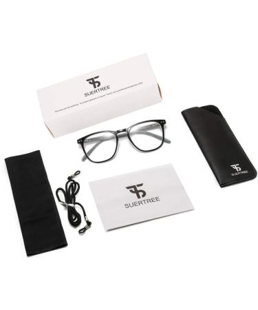 Suertree 1pc Reading Glasses for Men & Women - Fashionable Computer Glasses 2.0X JH221 - Black Reading Aid - Buy Online on GoSupps.com