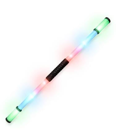 FlashingBlinkyLights Light Up Batons with Multicolor LED Lights, Novelty Jumbo Light Sticks 27.5"