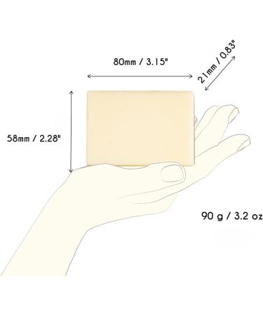 Organic Handcrafted Crin de Fleur Carrot Soap for Delicate Skin - 90g Bar | Cold Processed, Pack of 1 - Buy Online on GoSupps.com