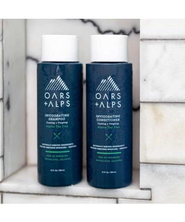Oars + Alps Men's Sulfate Free Hair Shampoo - Alpine Tea Tree Infused - 12 Fl Oz - Buy Online on GoSupps.com