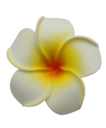 Demarkt Plumeria Hair Clips Flower Hair Clip DIY Hair Accessories Yellow 4cm