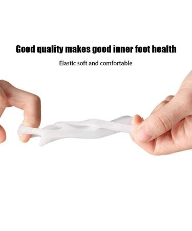 Pedimend Gel Hammer Toe Splint Cushion | Toe Separators & Spacers for Hammertoes | Foot Care for Men and Women (White) - Buy Online on GoSupps.com