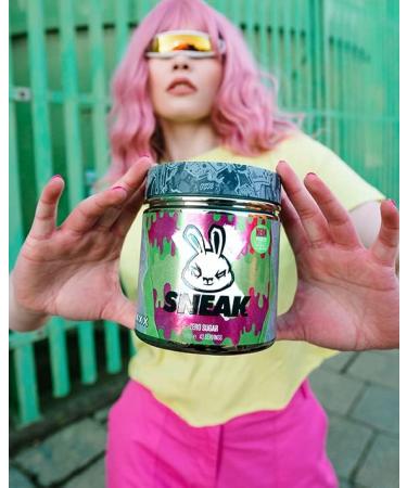 SNEAK Neon Punch In-Game Energy Drink Zero Sugar Vegan | 40 Servings 400g - Buy Online on GoSupps.com