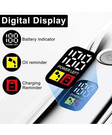 Professional Hair Clippers Kit - Cordless LED Electric Trimmer for Salon & Home Grooming - Washable & Adjustable Haircut Tools - Buy Online on GoSupps.com