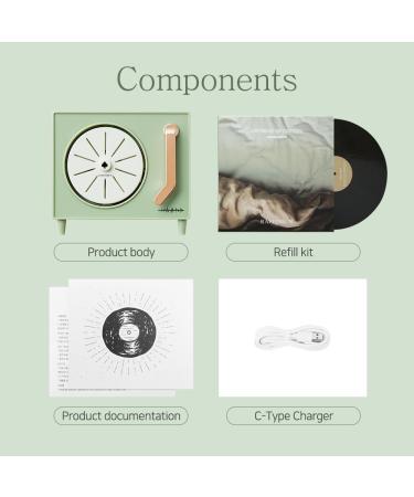 Turntable Diffuser Gift Set - Antique Edition with Laundry Cotton | Waterless Terracotta Refill Kit & Essential Oil | Aromatherapy Diffuser with Timer | Pet Safe Air Freshener for Home - Buy Online on GoSupps.com