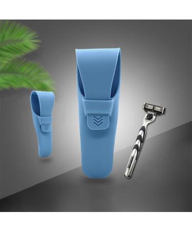 Shop Minkissy 6-Part Hand Razor Set & Travel Case | Men's Safe Silicone Shaving Cover & Protective Bag - Buy Online on GoSupps.com