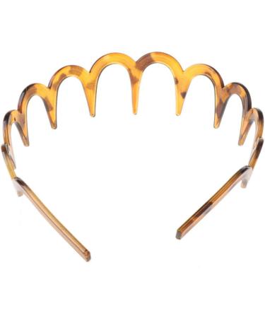 Zig-Zag Long Tooth Headband for Women Girls Plastic Resin Non-Slip Comb Hair Hoop Hairband Hair Accessories - Buy Online on GoSupps.com