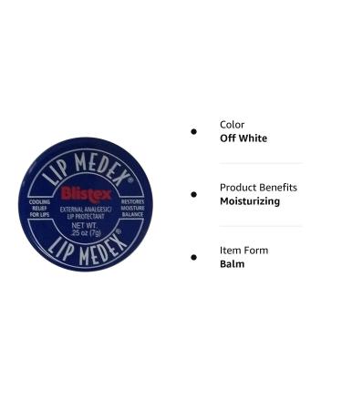 Blistex Lip Medex 0.25 oz - Pack of 3 | Moisturizing Lip Balm Trio - Buy Online on GoSupps.com