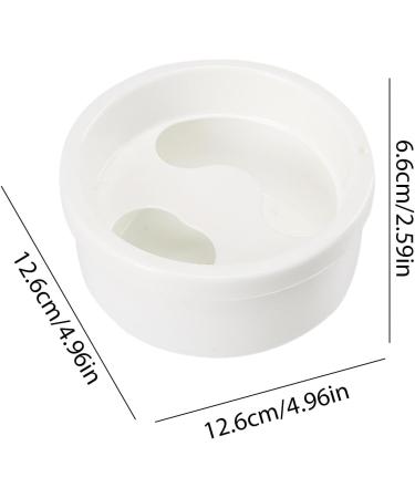 Bowl - Manicure Care Soak Bowl | Art Hand Wash Spa Tool Manicure Hand Bowl Nail Soaking Container Manicure Tool for Art Polishing Remover White - Buy Online on GoSupps.com