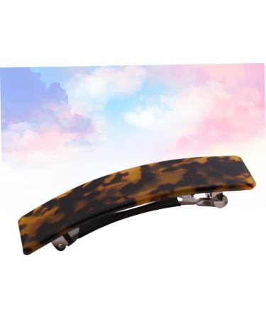 Beaupretty Acrylic Hair Barrettes French Hair Bang Clips Simple Hair Clips Retro Hair Clips Acrylic Hairpin Girls Hair Clips Bobby Clips Women Barrettes Resin Hair Clips Bracket Fashion Bride 9.5*2.5cm Coffee - Buy Online on GoSupps.com