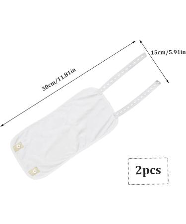 Adjustable Reusable Castor Oil Pack Wrap Kit - 2PC Lickproof for Knee Calves Elbow Wrist | Fast International Shipping - Buy Online on GoSupps.com