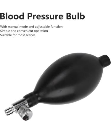 Black Manual Blood Pressure Latex Bulb Replacement | Hand Squeeze Pump for Sphygmomanometer - Buy Online on GoSupps.com