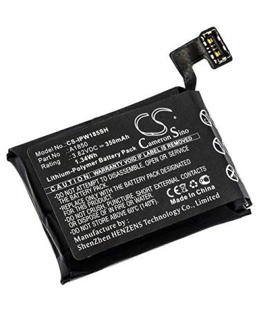 A1850 350mAh Battery Compatible with MQK32LL/A GSRF-MQL42LL/A MQL32LL/A MQK72LL/A Watch Series 3 4G 42mm MQL02LL/A MQL12LL/A MQL42LL/A MQK92LL/A GSRF-MR362LL/A MQK22LL/A GSRF-MQK32LL/A 3.82V