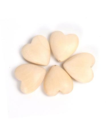 Safigle 200 Stk Peach Cherz Bear Spacer Beads | Rustic Wooden Heart-Shaped Pearls for DIY Accessories | Perfect for Children's Crafts - Buy Online on GoSupps.com