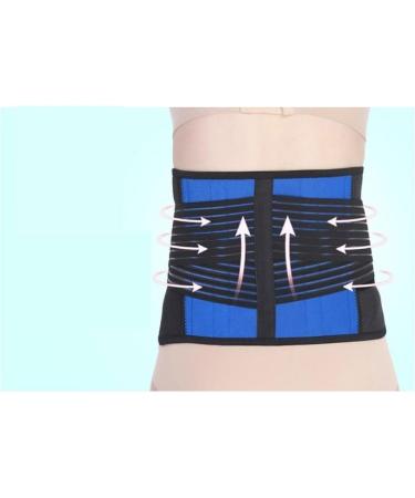 Wgust Compression Back Bandage | Lumbar Support Belt for Sciatic Nerve Pain Relief | Unisex Waist & Hip Training Aid (Size: Medium) - Buy Online on GoSupps.com