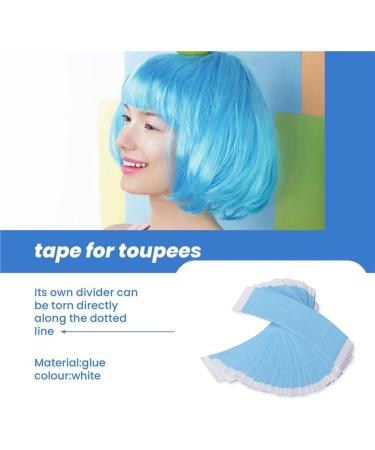 Malloy 36Pc/Lot Strong Fixed Wig Double Tape Wig Adhesive Extended Hair Strip Waterproof for Toupee Lace Wig with Slitting Line - Buy Online on GoSupps.com