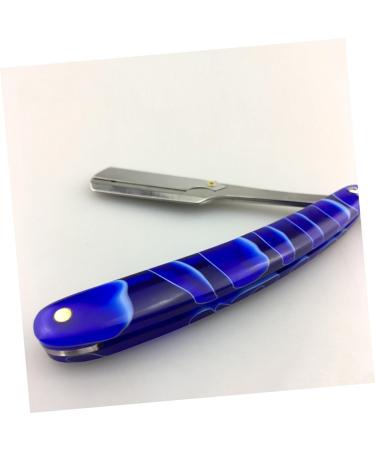 Beavorty Metal Razor - Handcrafted Straight Hair Clip with Mother-of-Pearl Horse Design | Safe Manual Razor for Men - Buy Online on GoSupps.com