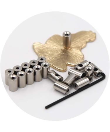 EuTengHao 60pc Pin Keepers Locking Clasps 9mmx5.5mm Silver - for Secure Pin Backs - Buy Online on GoSupps.com