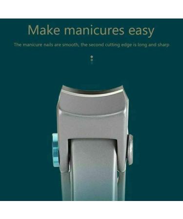 Premium Portable Stainless Steel Nail Clippers & Shaving Blades - Slip-Resistant Durable & Perfect for Thick Nails (Black L Set) - International Shipping Available - Buy Online on GoSupps.com