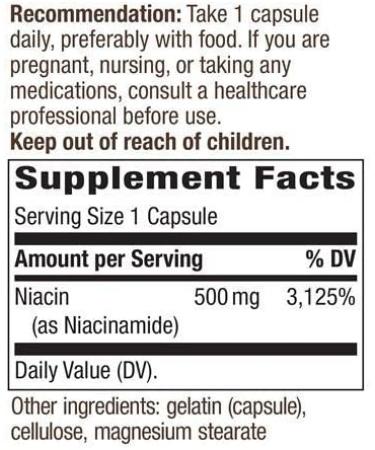 Nature's Way Niacinamide 500mg - Pack of 3 | Triple Pack for Skin Health and Wellness - Buy Online on GoSupps.com