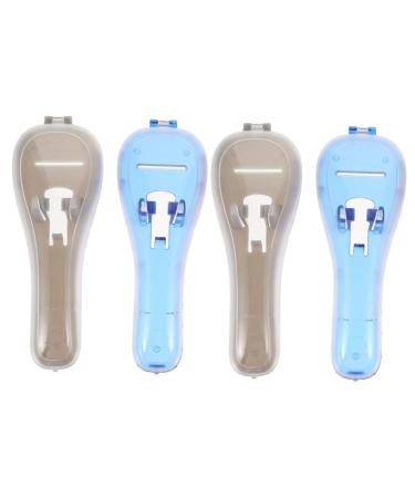 Magiclulu 4 pieces of razor storage box shower hood for babies men's razor for shaving storage case for razor suitcases for men Electric nasal manual travel container stk 16.5x6x3.5cmx2pcs blue graux2st