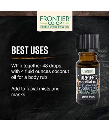 Buy Frontier Co-op Turmeric CO2 Extract in Coconut Oil - 9.75ml | GC Tested for Purity | Warming & Spicy | International Shipping - Buy Online on GoSupps.com