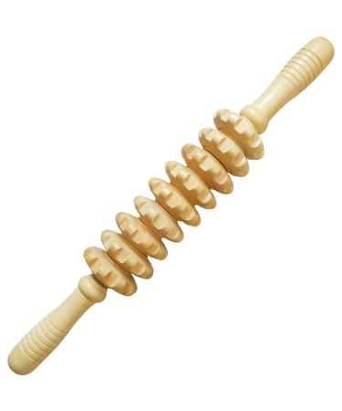 Ctwctr Wood Therapy Massage Tools Manual Massage Roller Stick for Body Sculpting, Maderoterapia Kit- guasha Wood Stick for Muscle Pain Relief, Fascia, Cellulite 1pc-white - Buy Online on GoSupps.com