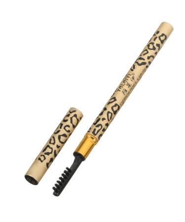 SOESFOUFU 2pcs Long Lasting Eyebrow Pencils Makeup Eyebrow Pencils Eyebrow Pencil Brush Double Head Eyebrow Pencil 1 count (Pack of 1) Black