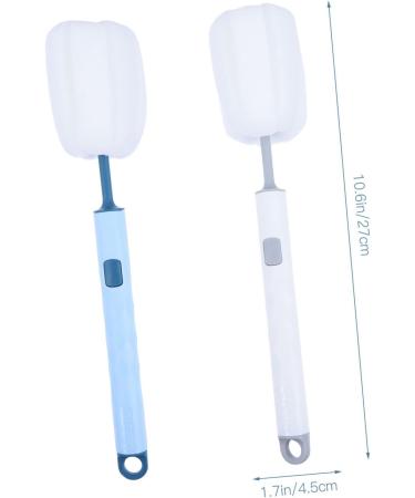 Zerodeko 2pcs Brush Multipurpose Cleaner Flask Sponge Cup Cleaner Coffee Glasses Neck Bottle Cleaning Tools Sponge Bottle Cleaner Blue Bottle Foam Cup Plastic Baby Feeding Bottle - Buy Online on GoSupps.com