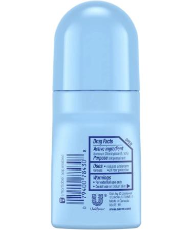 Suave 24 Hour Protection Roll-On Anti-Perspirant & Deodorant for Women - Powder - 2.7 oz (3 pk) - Buy Online on GoSupps.com