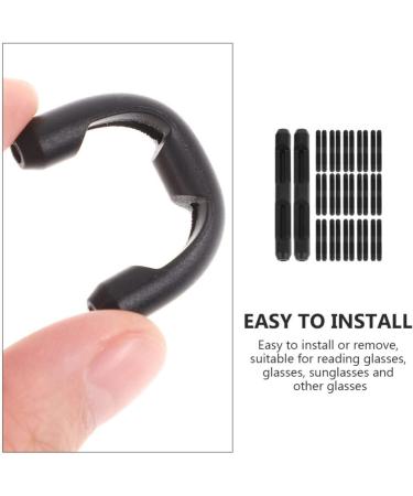 Angoily 16 Pairs Silicone Ear Pads for Glasses | Comfort & Protection for Sunglasses | Premium Glasses Holder & Ear Handles - Buy Online on GoSupps.com