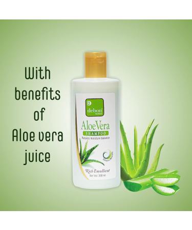 Debon Aloe Vera Shampoo 300ML - Nourishing Hair Care for All Hair Types | International Shipping Available - Buy Online on GoSupps.com