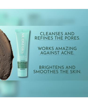 MUDMASKY Facial Detox Mud Mask 60ml - Reduces Pores & Acne Fast | 200 000+ Reviews - Buy Online on GoSupps.com
