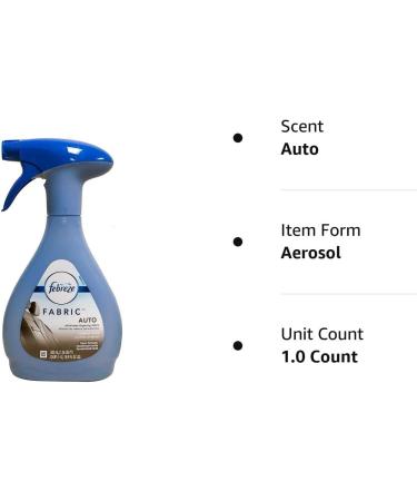 Febreze Fabric Refresher Auto Spray 500ml - Odor Eliminator for Car Interiors - 16.9oz Pack of 1 - Buy Online on GoSupps.com