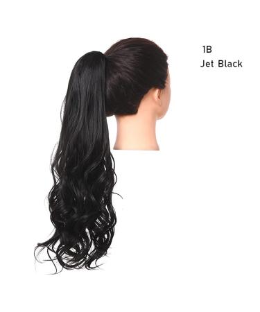 Shadow Curly Hair Ponytail Extensions - 26 Afro Wavy Clip-In Synthetic Hairpiece in Blonde & Pink - Buy Online on GoSupps.com