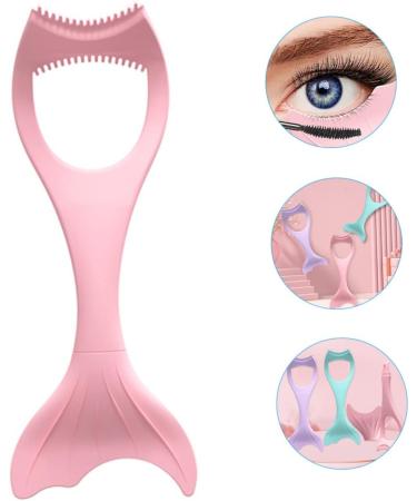 Housoutil 4pcs Eyelash Winged Comb Professional Tips Bowl Cosmetic Wear-resistant Protection Women Shape Up 15X5.7CMx4pcs Pinkx4pcs - Buy Online on GoSupps.com