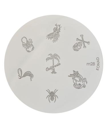 Konad stencil stamping stamping stencil M28