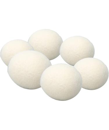 Dekaim 6pcs Wool Drying Balls Reusable Static Reduction Time Saving Skin Friendly Softener Ball for Clothes(3CM) - Buy Online on GoSupps.com