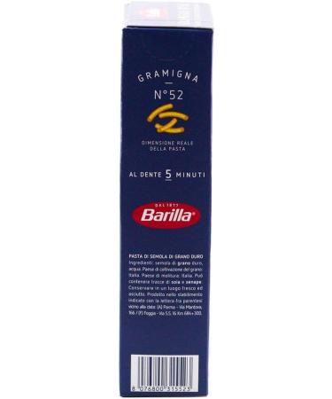  Italian Gourmet E.R. Barilla Gramigna Italian Pasta No. 52 500 g + Italian Gourmet Pulp 400 g - Buy Online on GoSupps.com