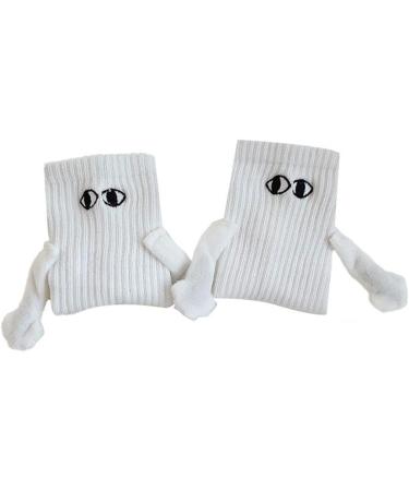 ZEROYOYO Magnetic Suction Couple Socks - Hand in Hand Cartoon Design for Women - Buy Online on GoSupps.com